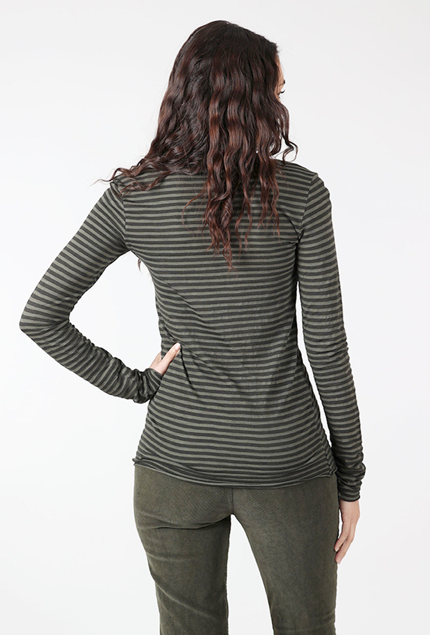Prairie Underground Outline Tneck, Dark Olive 