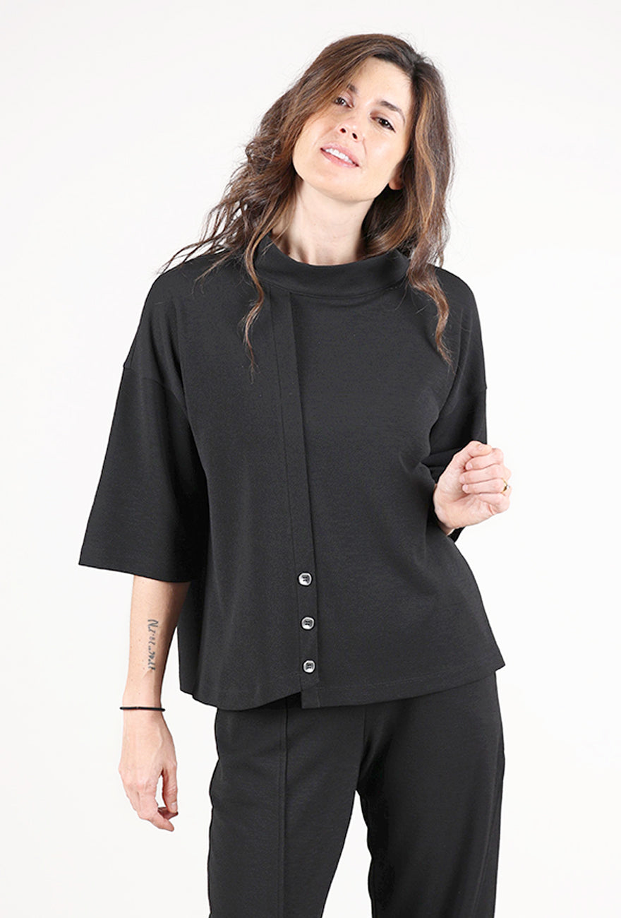 Beau Jours Morgana Top, Black 
