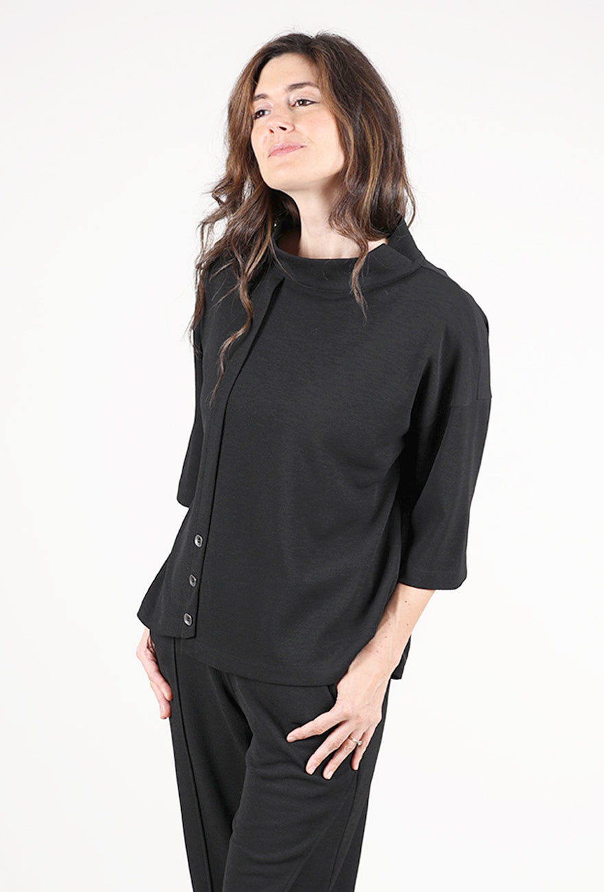 Beau Jours Morgana Top, Black 