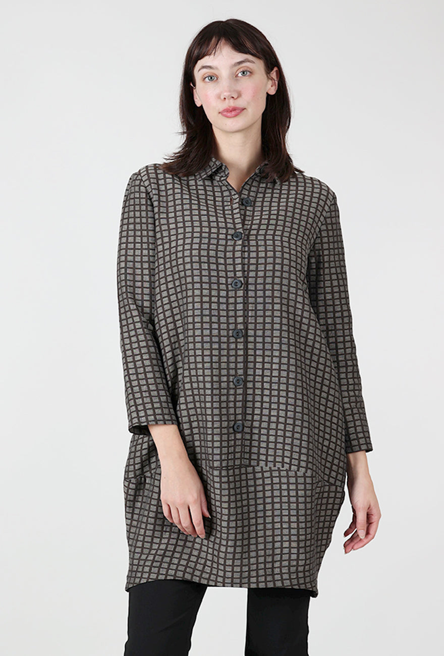 Niche Creek Dress, Brown Tiles 