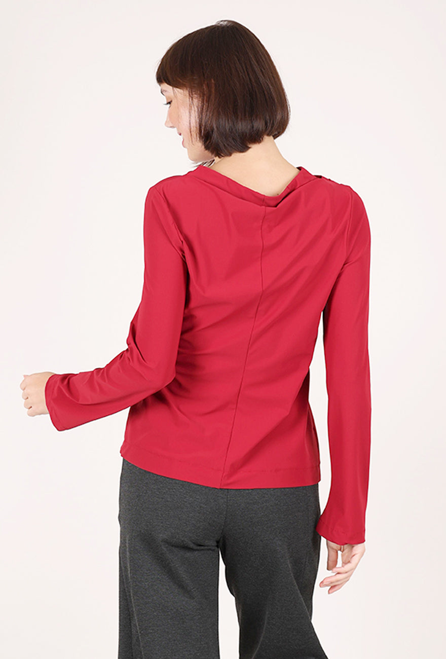 Porto Leia Top, Garnet 