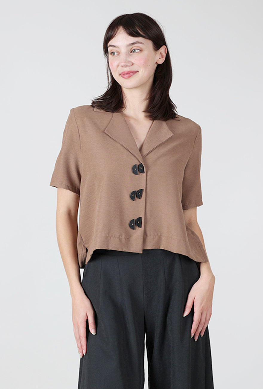 Niche Dune Finch Blouse, Walnut 