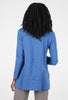 Escape by Habitat Cotton Slub Cowlneck Tunic, Eclipse Blue 