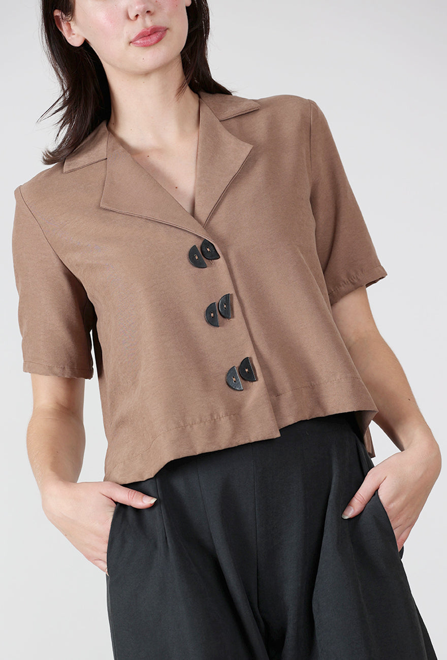 Niche Dune Finch Blouse, Walnut 