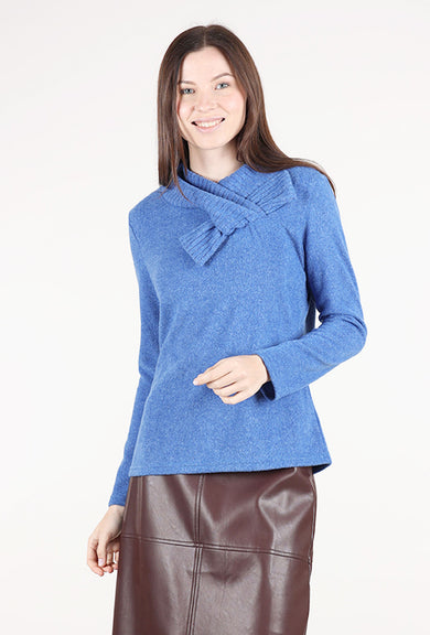 Trisha Tyler Bow Detail Top, Blue 