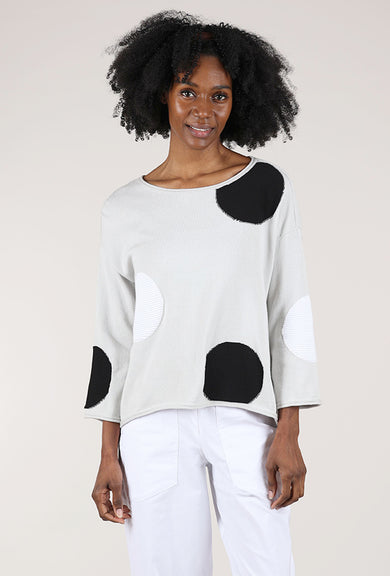 Olivia by Habitat Full Circle Dot Pullover, Sand 