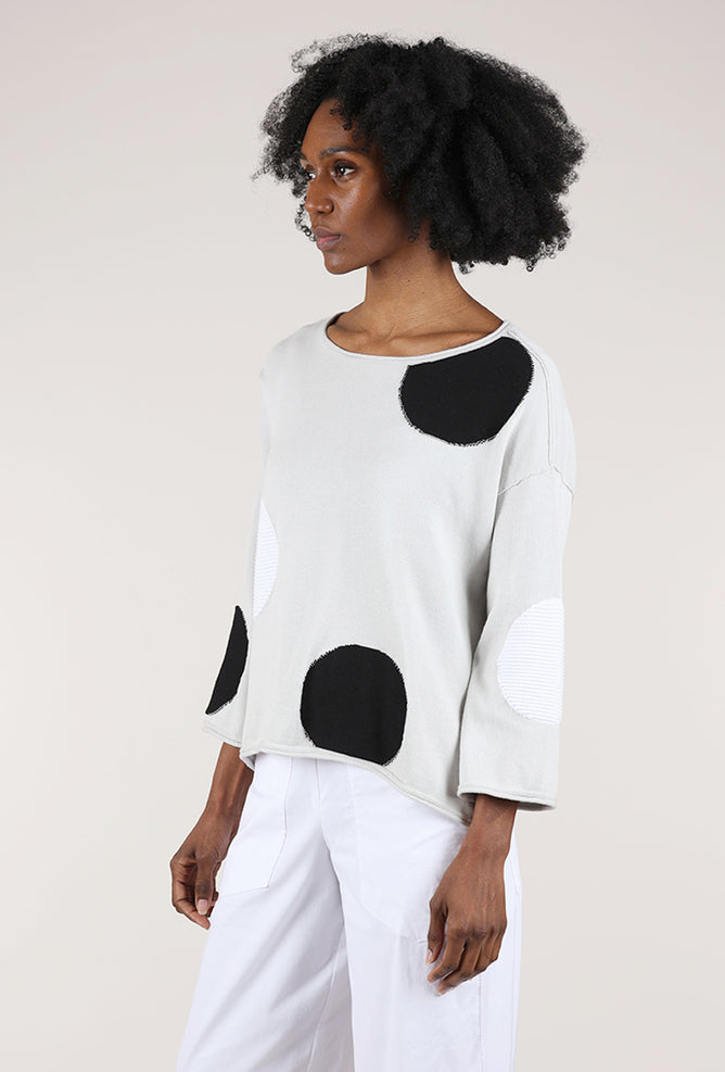 Olivia by Habitat Full Circle Dot Pullover, Sand 