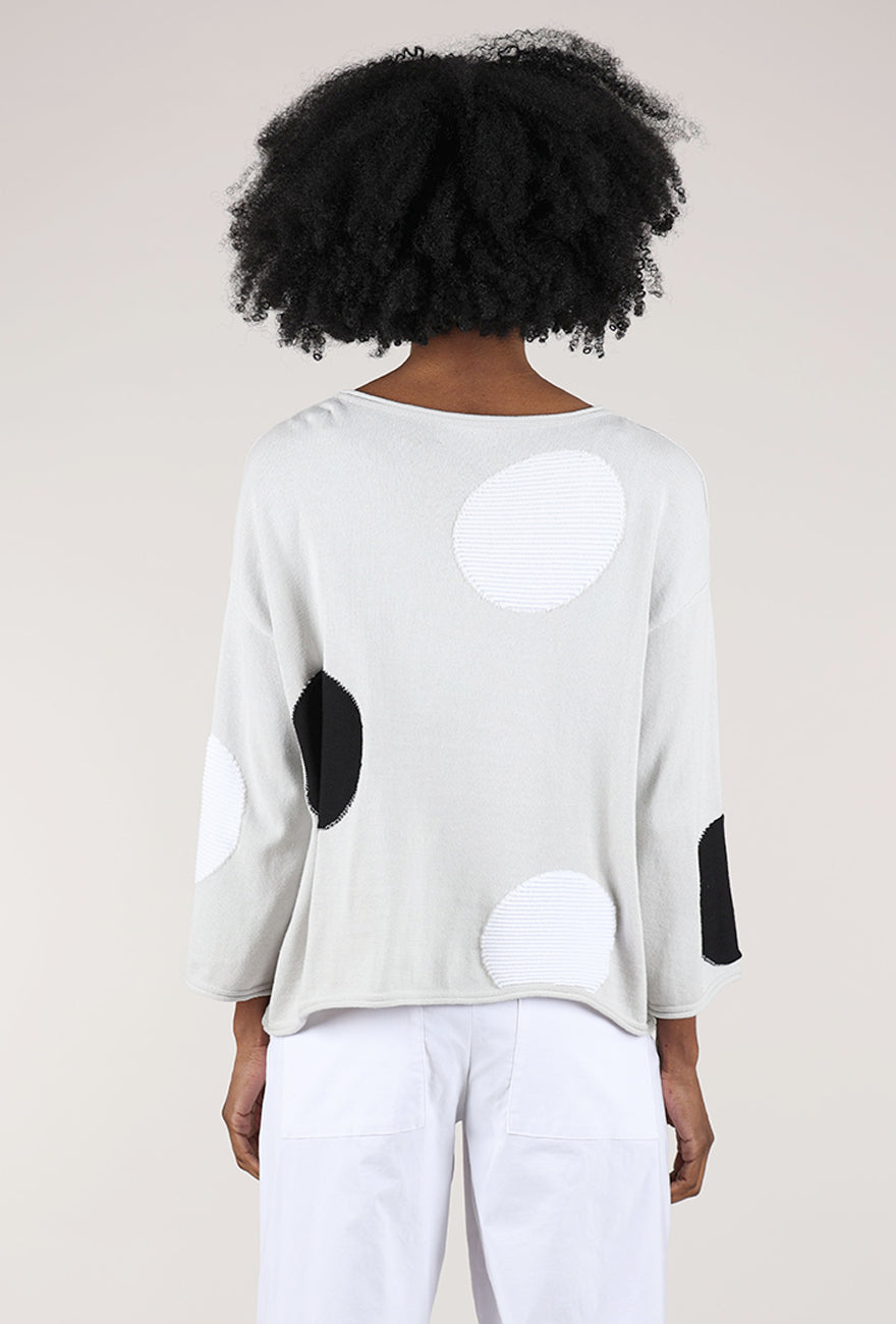 Olivia by Habitat Full Circle Dot Pullover, Sand 