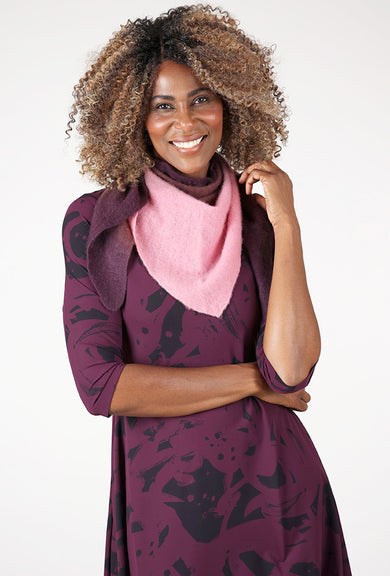 Mirror in the Sky Cashmere Ombre Bandana, Pinks 