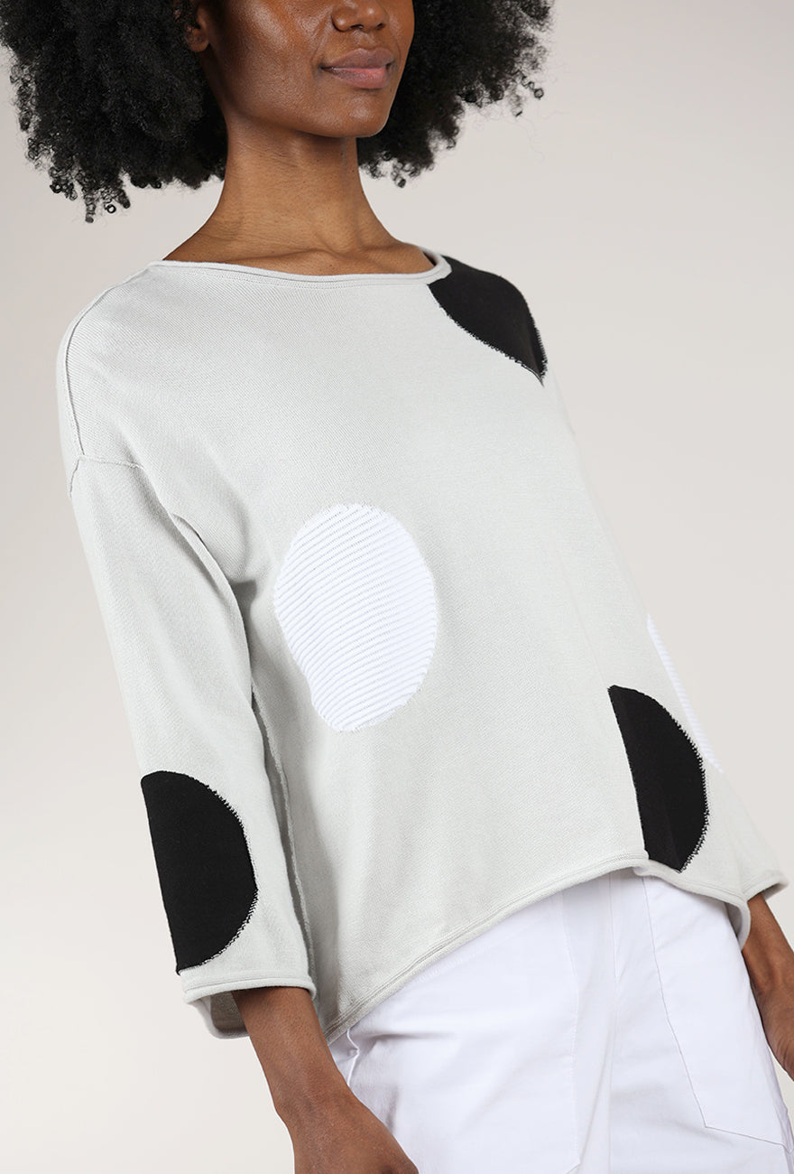 Olivia by Habitat Full Circle Dot Pullover, Sand 
