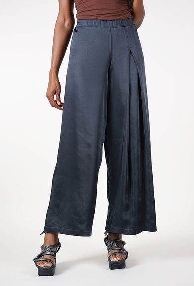 Planet Sateen Single Pleat Pant, Midnight 