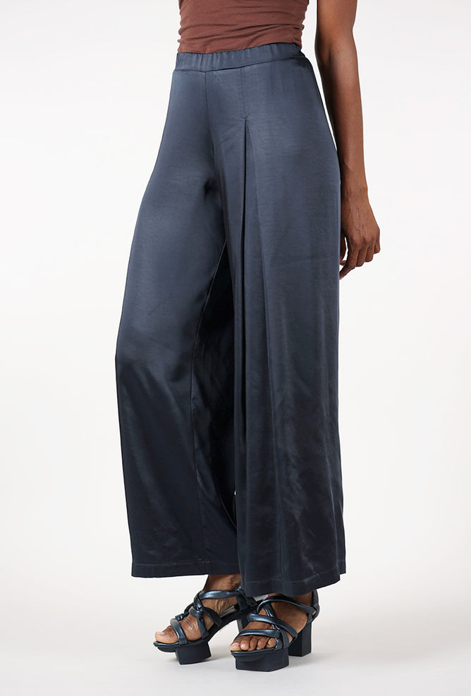 Planet Sateen Single Pleat Pant, Midnight 