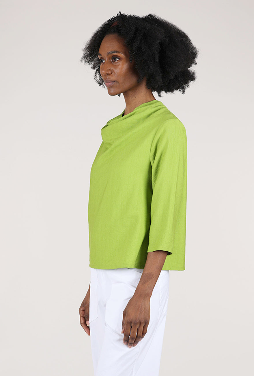 Niche Rayon Cowl Top, Patina 