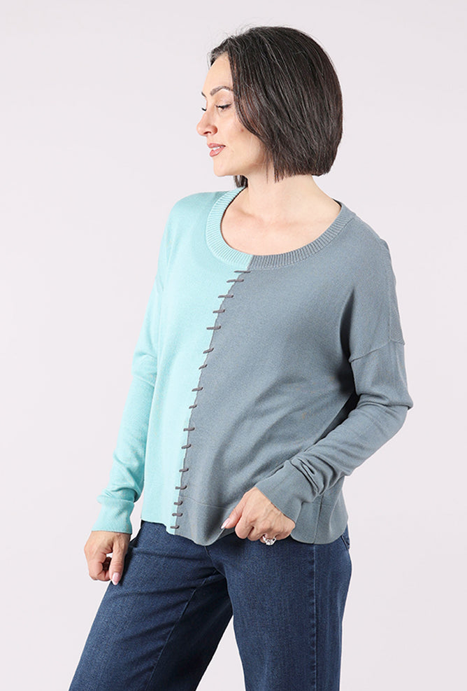 Planet Half Whipped Sweater, Haze/Vapor 
