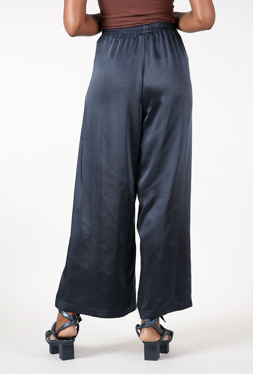 Planet Sateen Single Pleat Pant, Midnight 