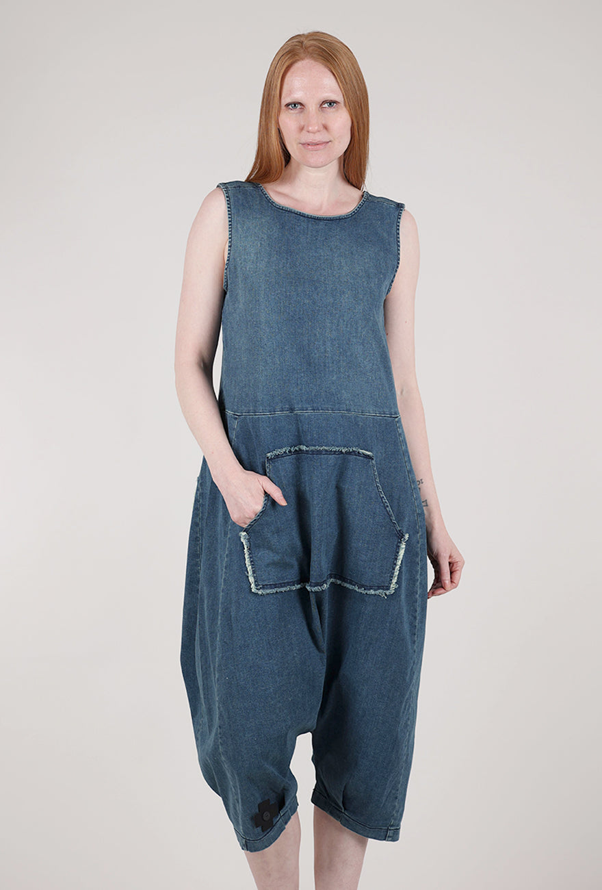 Pluslavie The Denim Jumpsuit, Blue 
