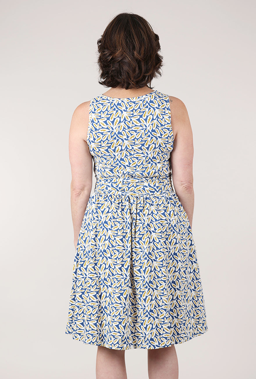 Mata Traders Asheville Dress, Fern/Blue 