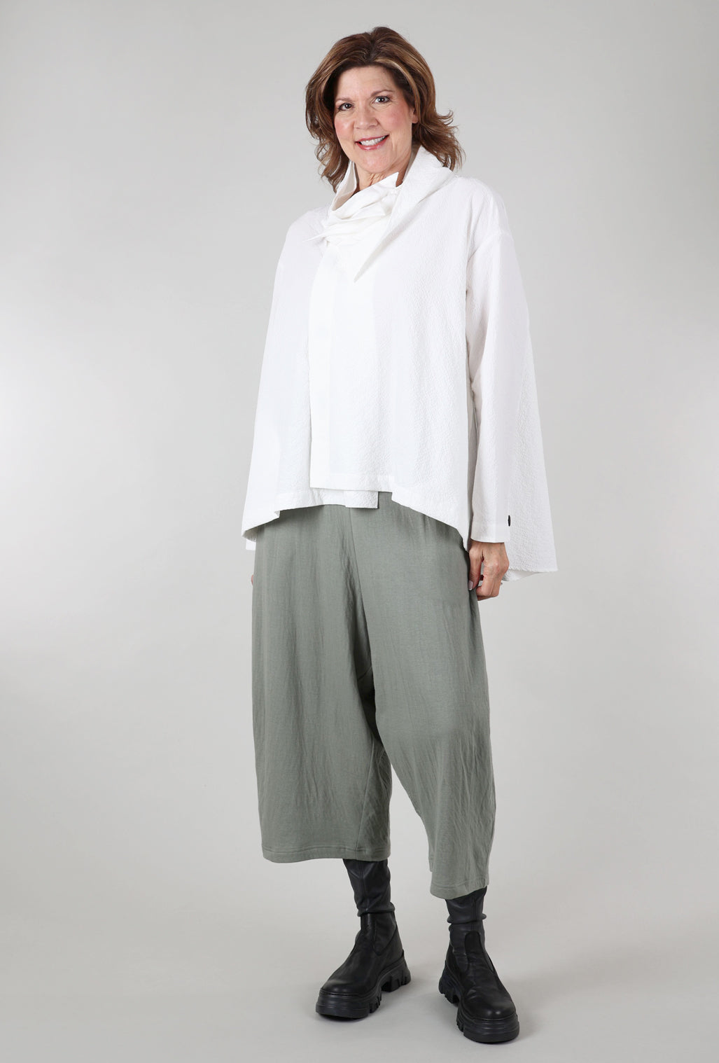 Moyuru Fleece Slouch Pant, Sage 