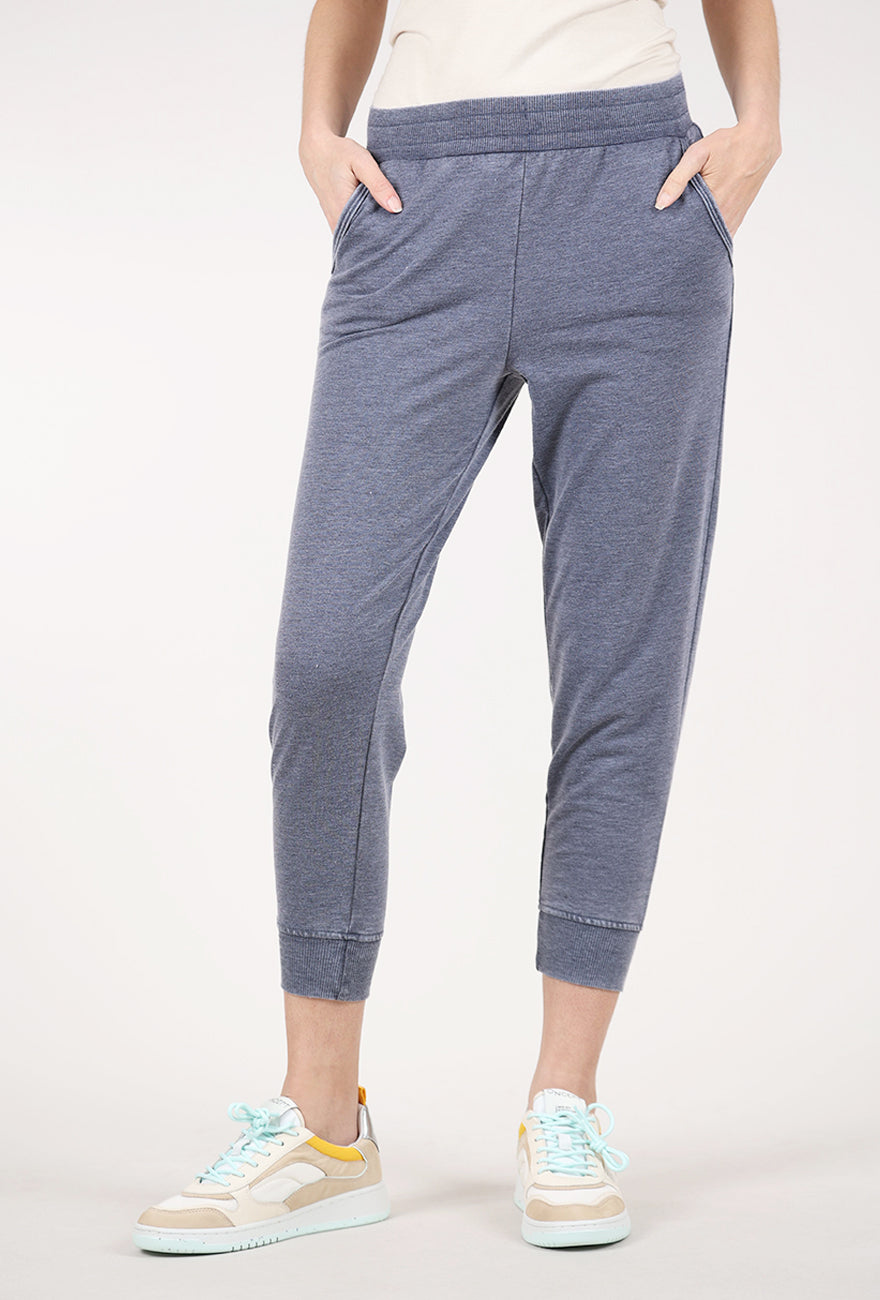 Mododoc Cozy Tapered Rub Cuff Pants, Sailor Blue 