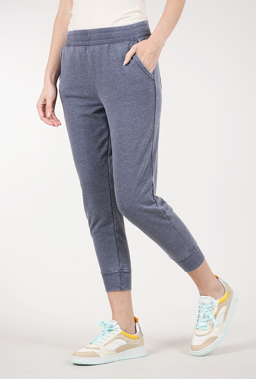 Mododoc Cozy Tapered Rub Cuff Pants, Sailor Blue 