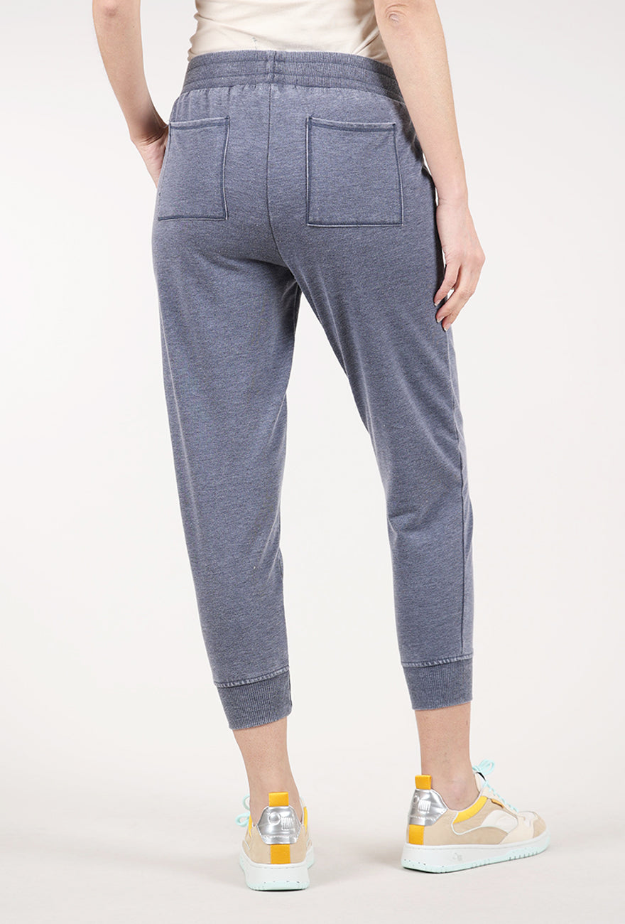 Mododoc Cozy Tapered Rub Cuff Pants, Sailor Blue 