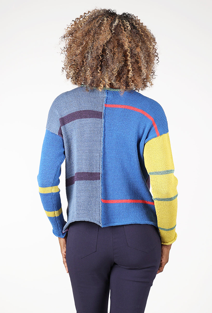Edwards Sweater, Stripe Mix