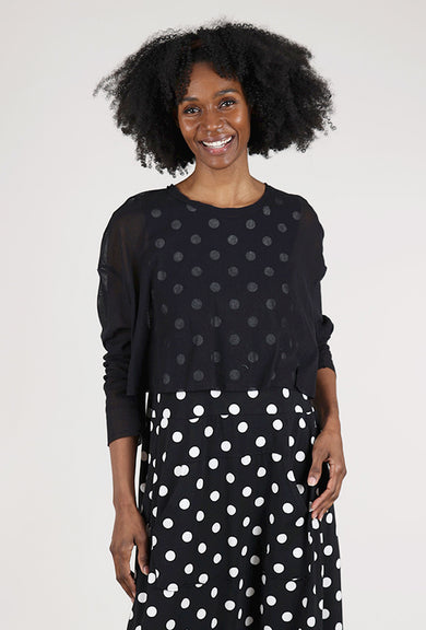 Pluslavie Mesh Snuggle Shirt, Black 