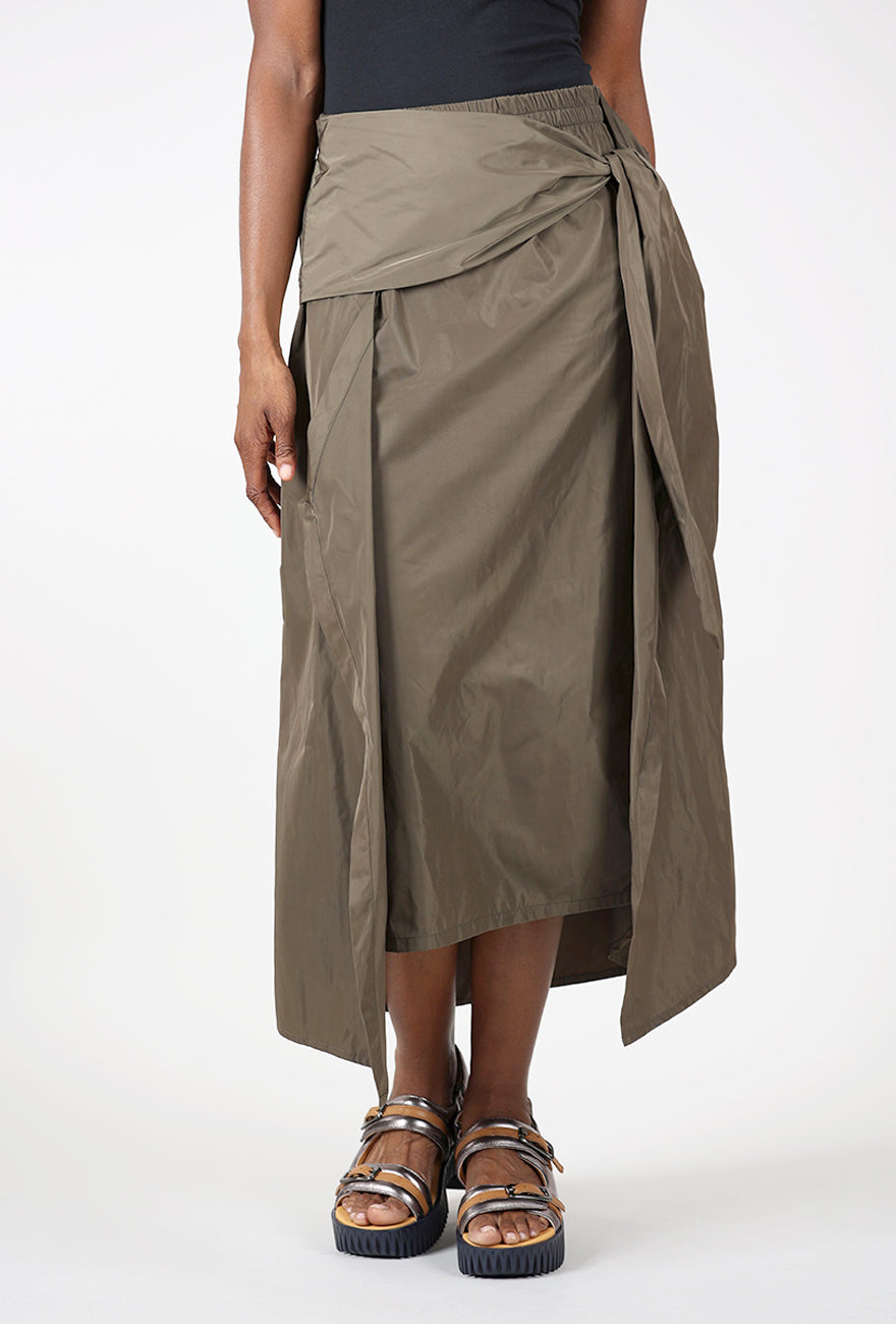 Nylon Wrap Skirt, Turtle