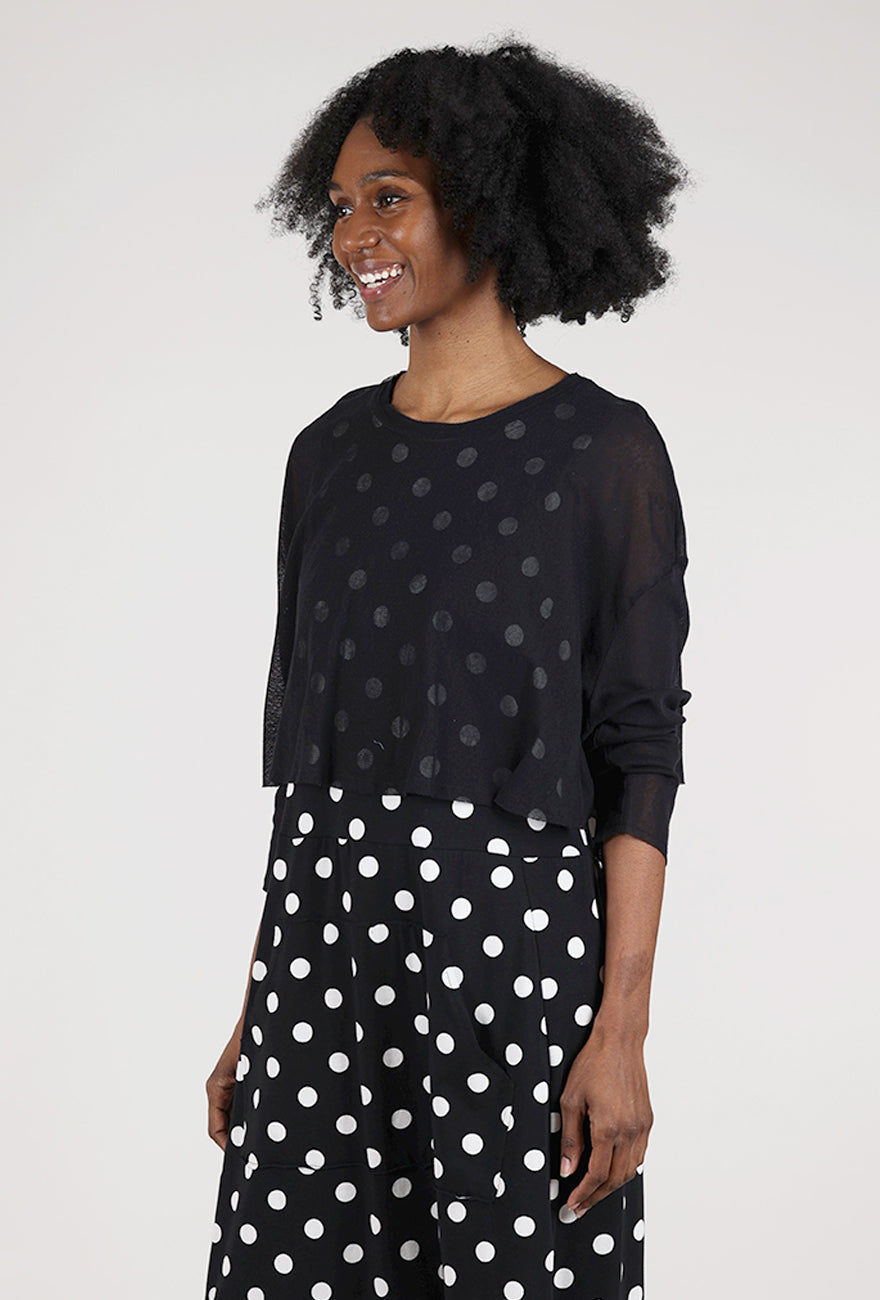 Pluslavie Mesh Snuggle Shirt, Black 