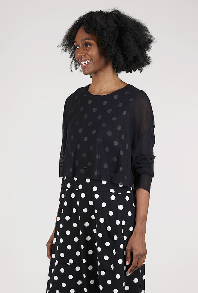 Pluslavie Mesh Snuggle Shirt, Black 