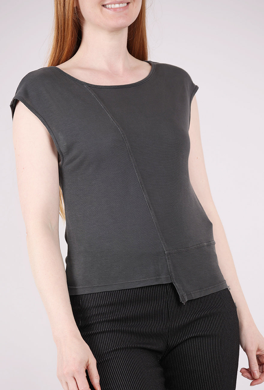 Lurdes Bergada Brooke Knit Top, Gray 