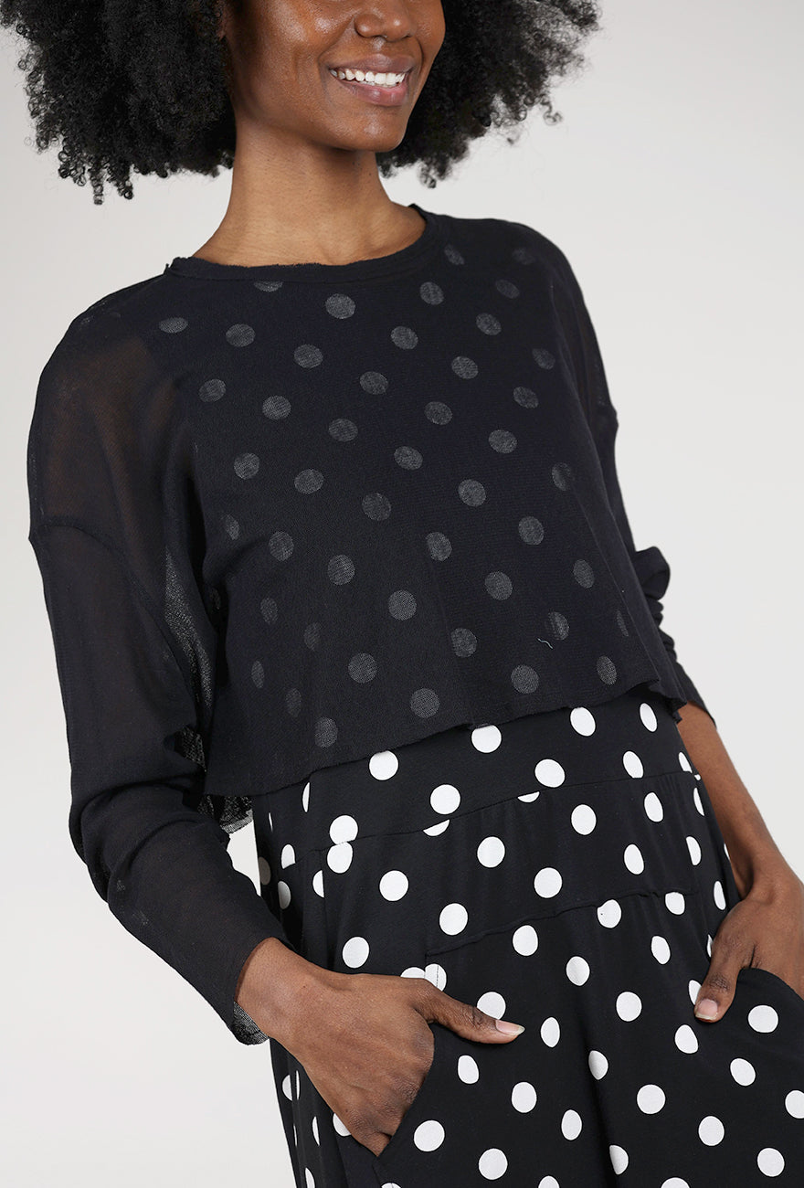 Pluslavie Mesh Snuggle Shirt, Black 