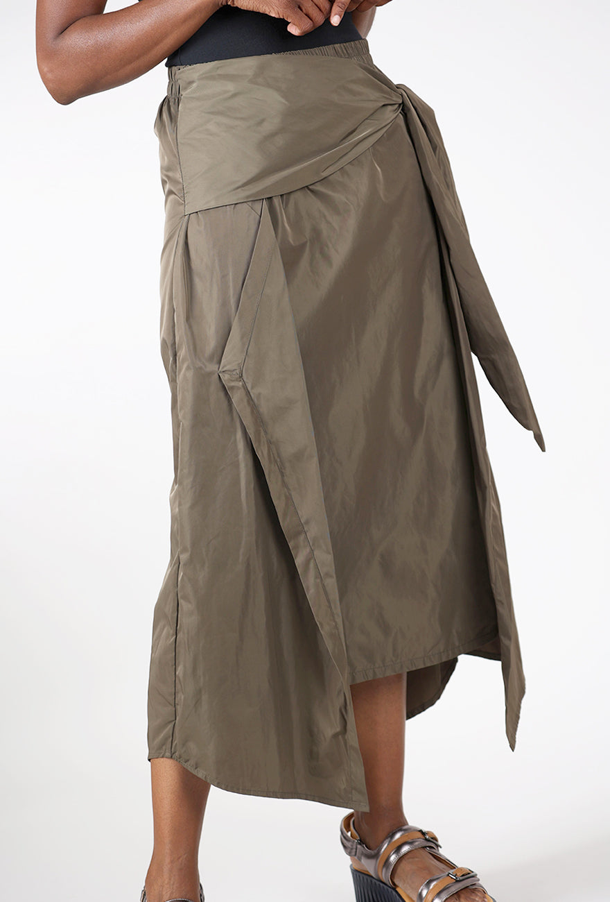 Nylon Wrap Skirt, Turtle