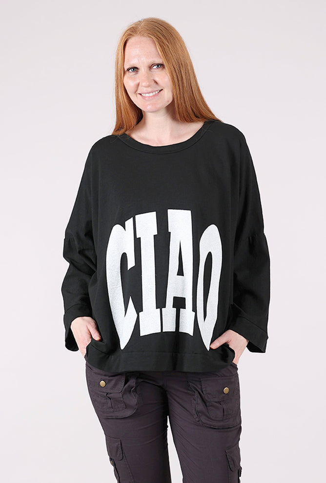 Me & Gee Ciao Sweatshirt, Black 