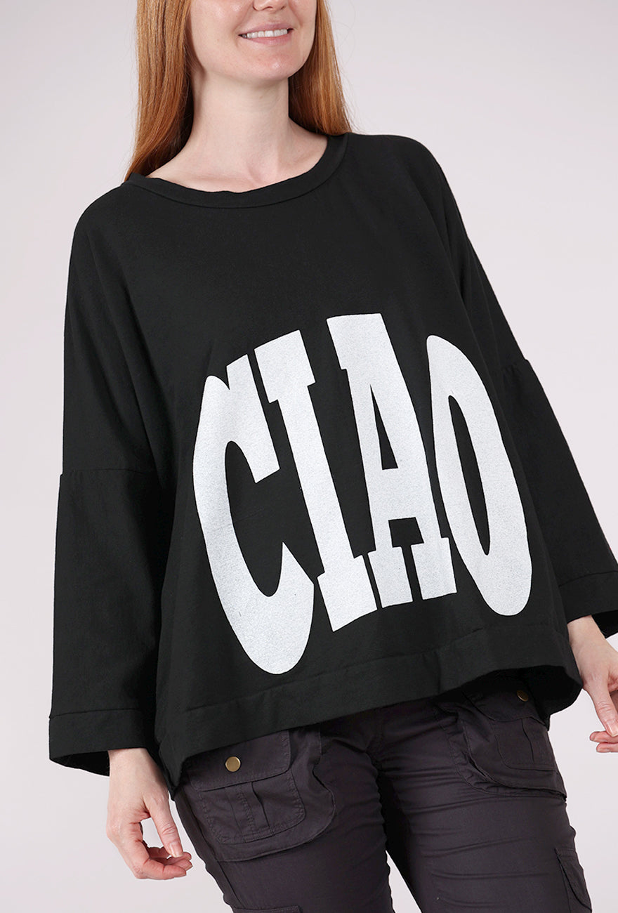 Me & Gee Ciao Sweatshirt, Black 