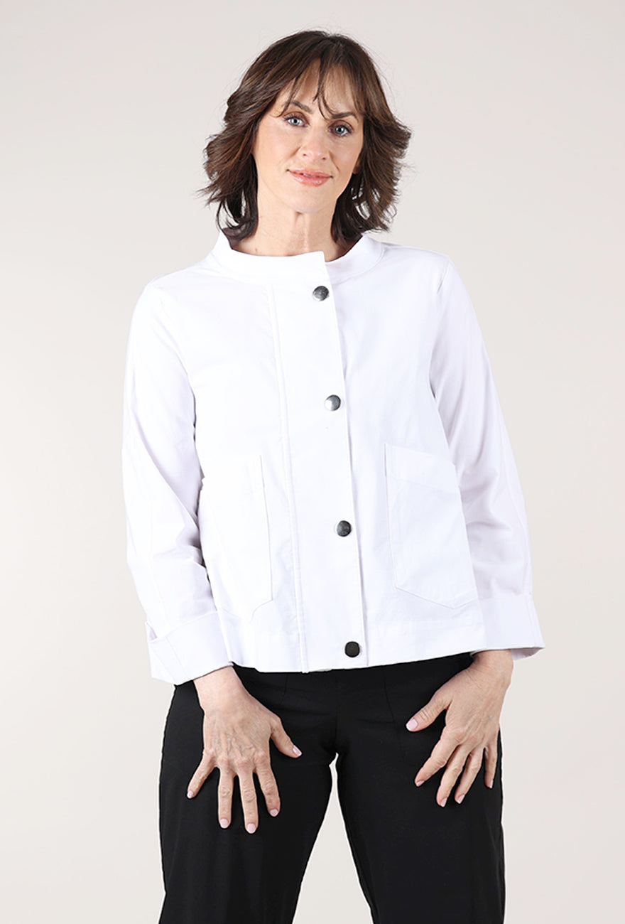 Olivia by Habitat Woven Edit Studio Jacket, White 