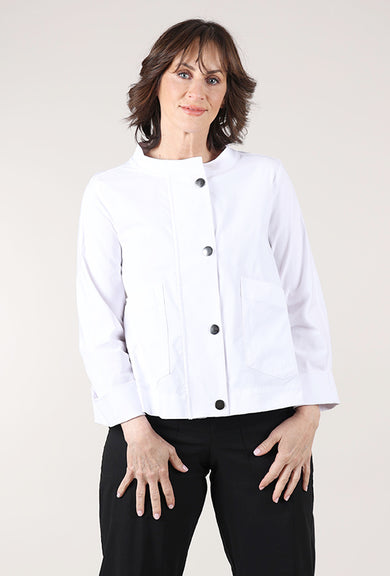Olivia by Habitat Woven Edit Studio Jacket, White 