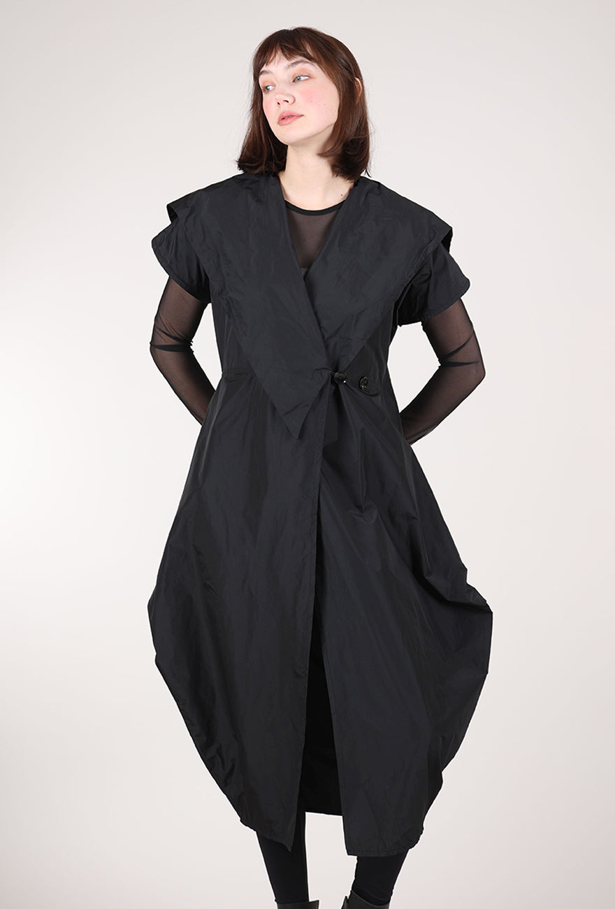 Kozan Alda Vest Dress, Preto Black 