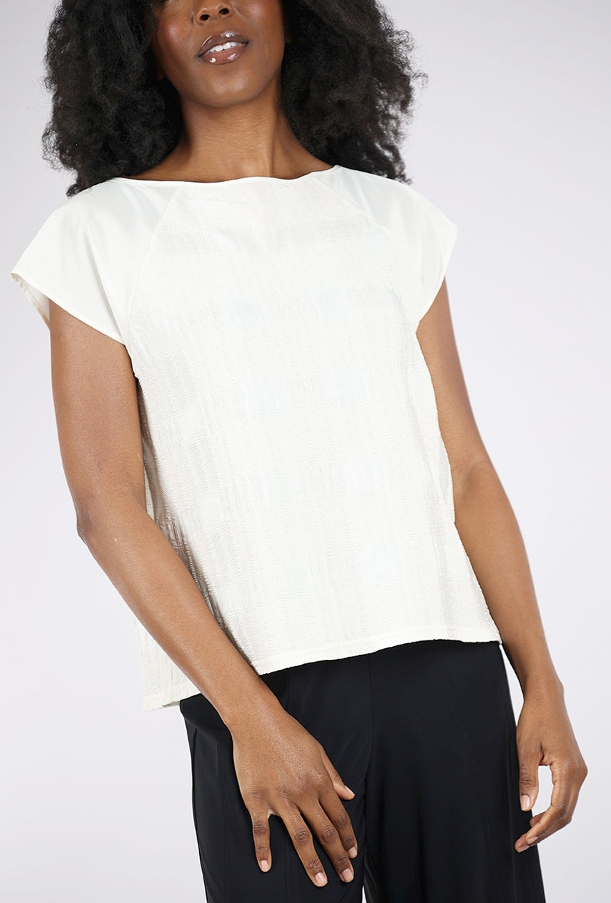 Cotelac Micro-Wave Top, Ivory 