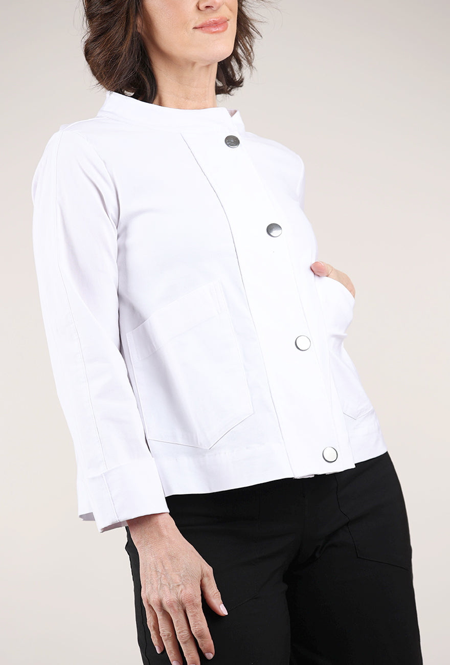 Olivia by Habitat Woven Edit Studio Jacket, White 