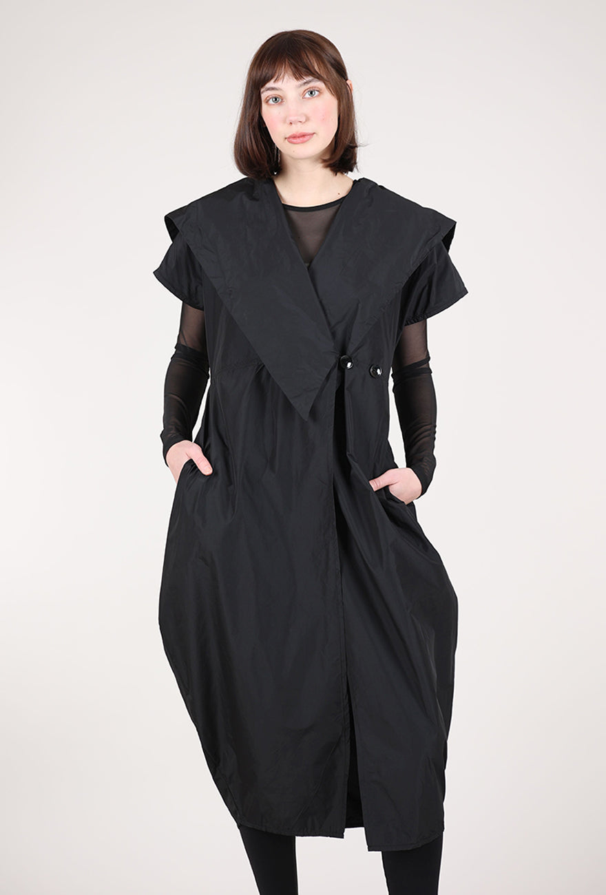 Kozan Alda Vest Dress, Preto Black 