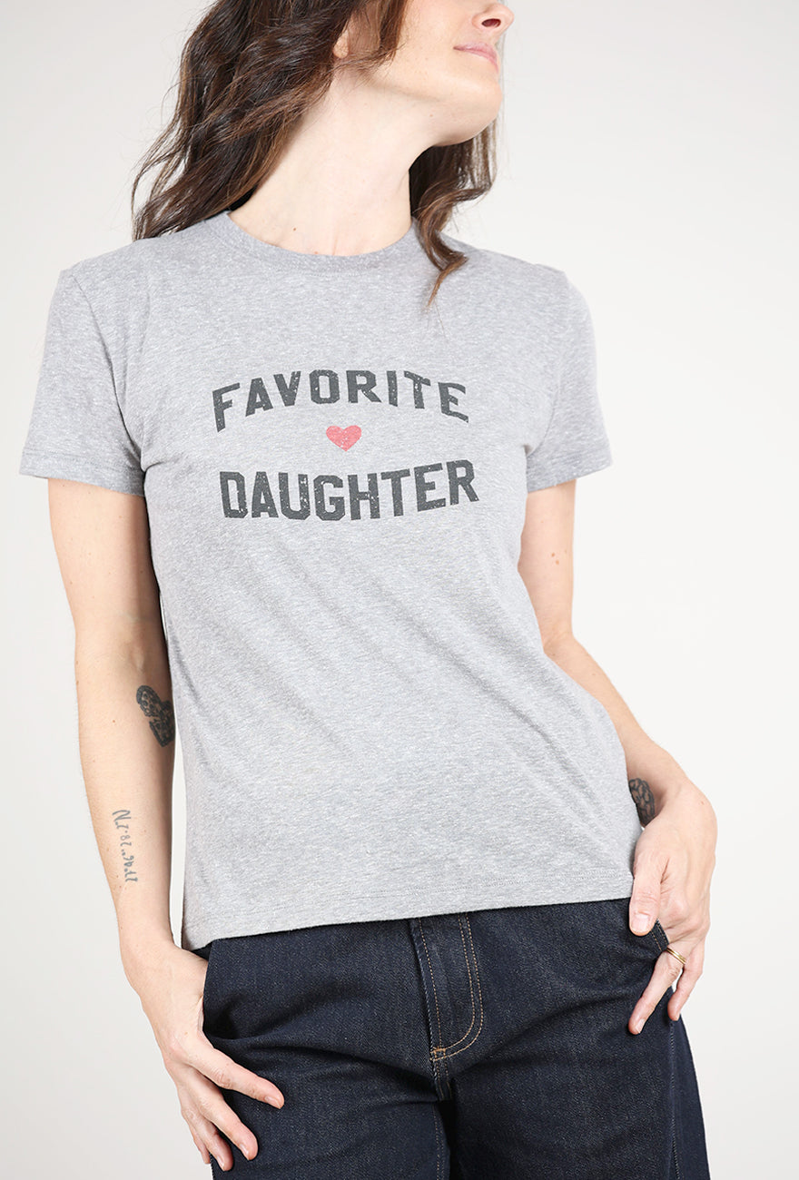 Favorite Daughter Favorite Daughter Tee, Heather Gray 
