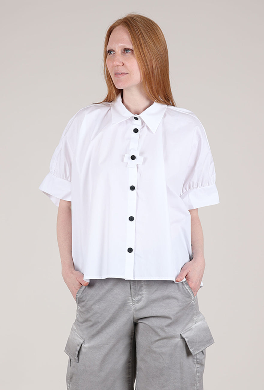 Pluslavie Short Shirt, White 
