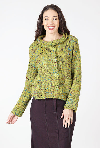 Habitat Confetti Funnel Cardie, Lentil 