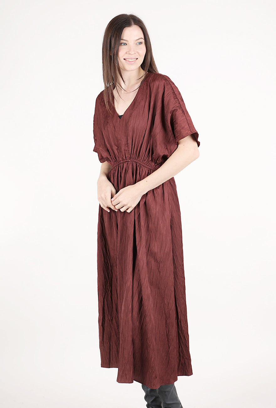 Grade & Gather Batwing Empire Dress, Port 