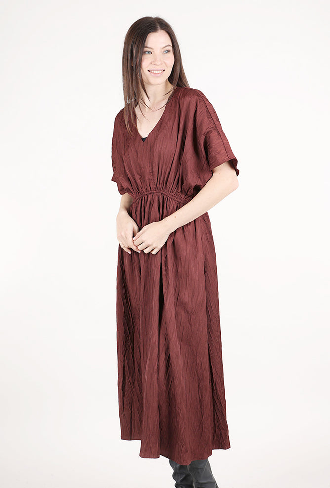 Grade & Gather Batwing Empire Dress, Port 