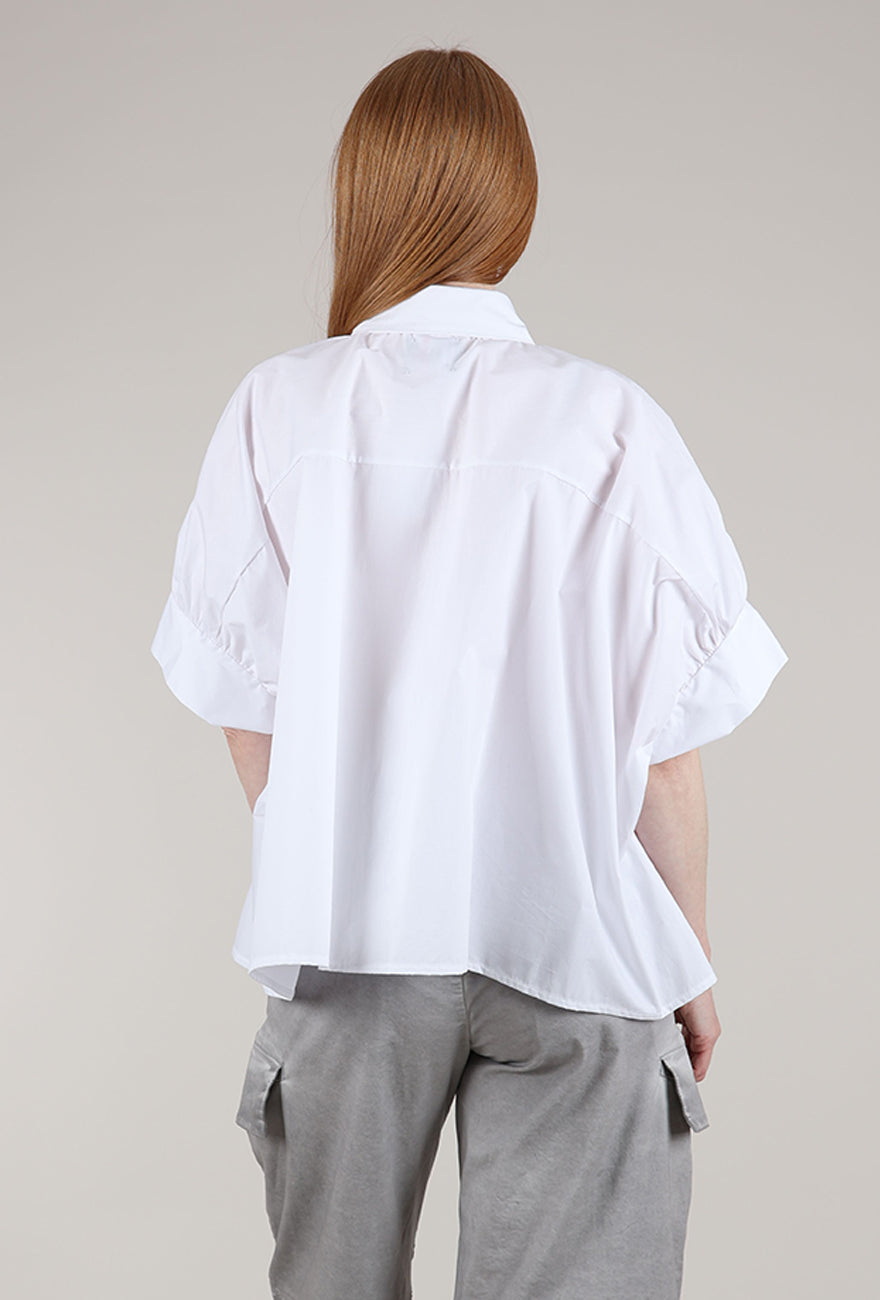 Pluslavie Short Shirt, White 