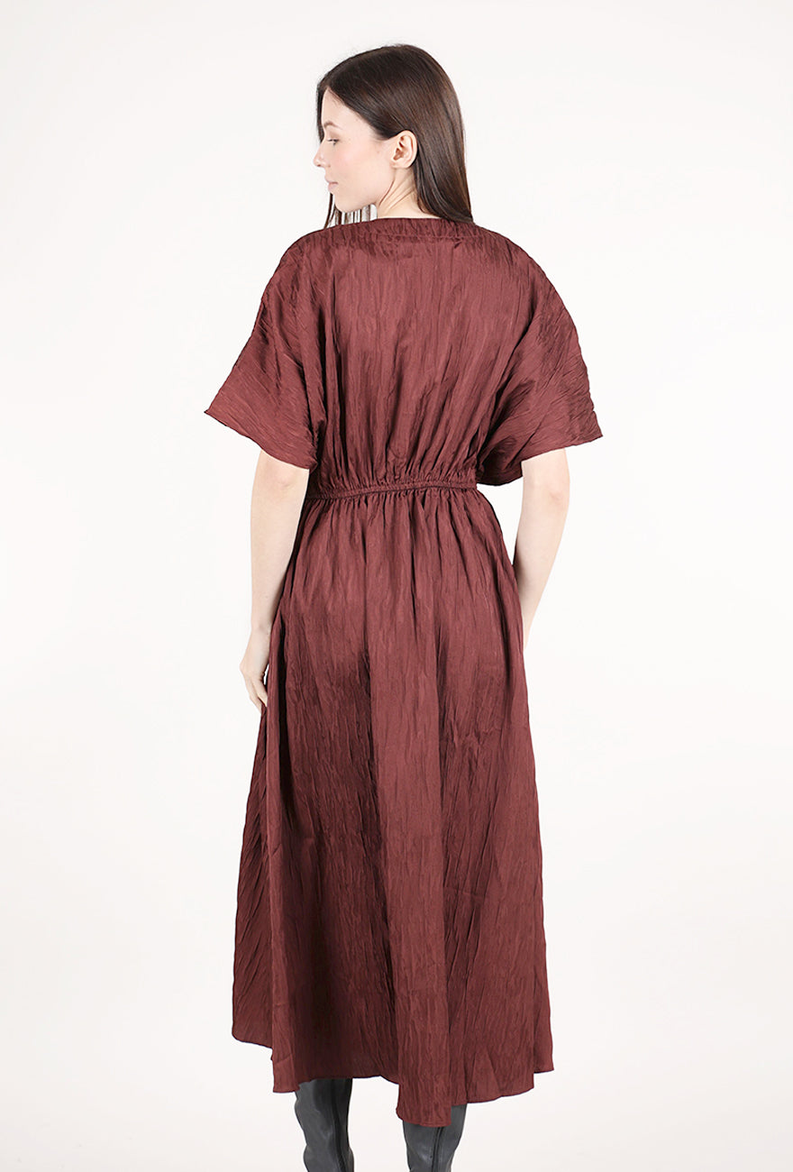 Grade & Gather Batwing Empire Dress, Port 