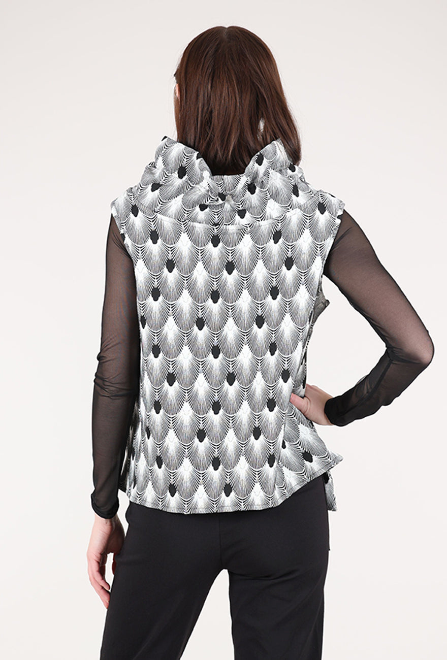 Kozan Aris Vest, Geisha Print 