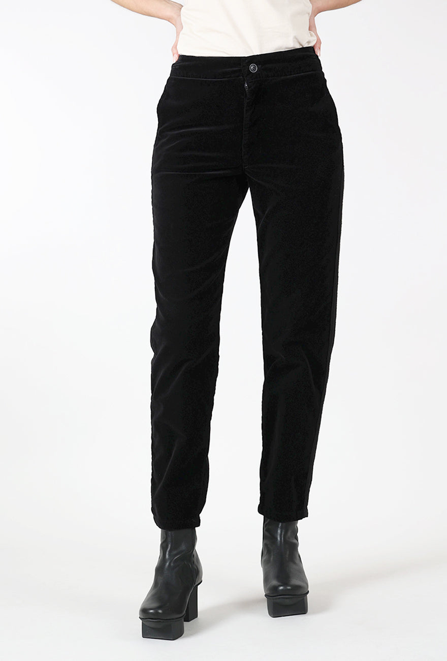 Prairie Underground Nightfall Velvet Trouser, Black 